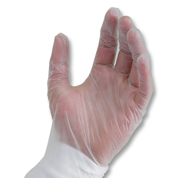 Basic Medical Clear Vinyl Gloves PF