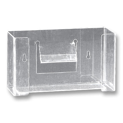 Glove Box Holder - Single Horizontal - Clear