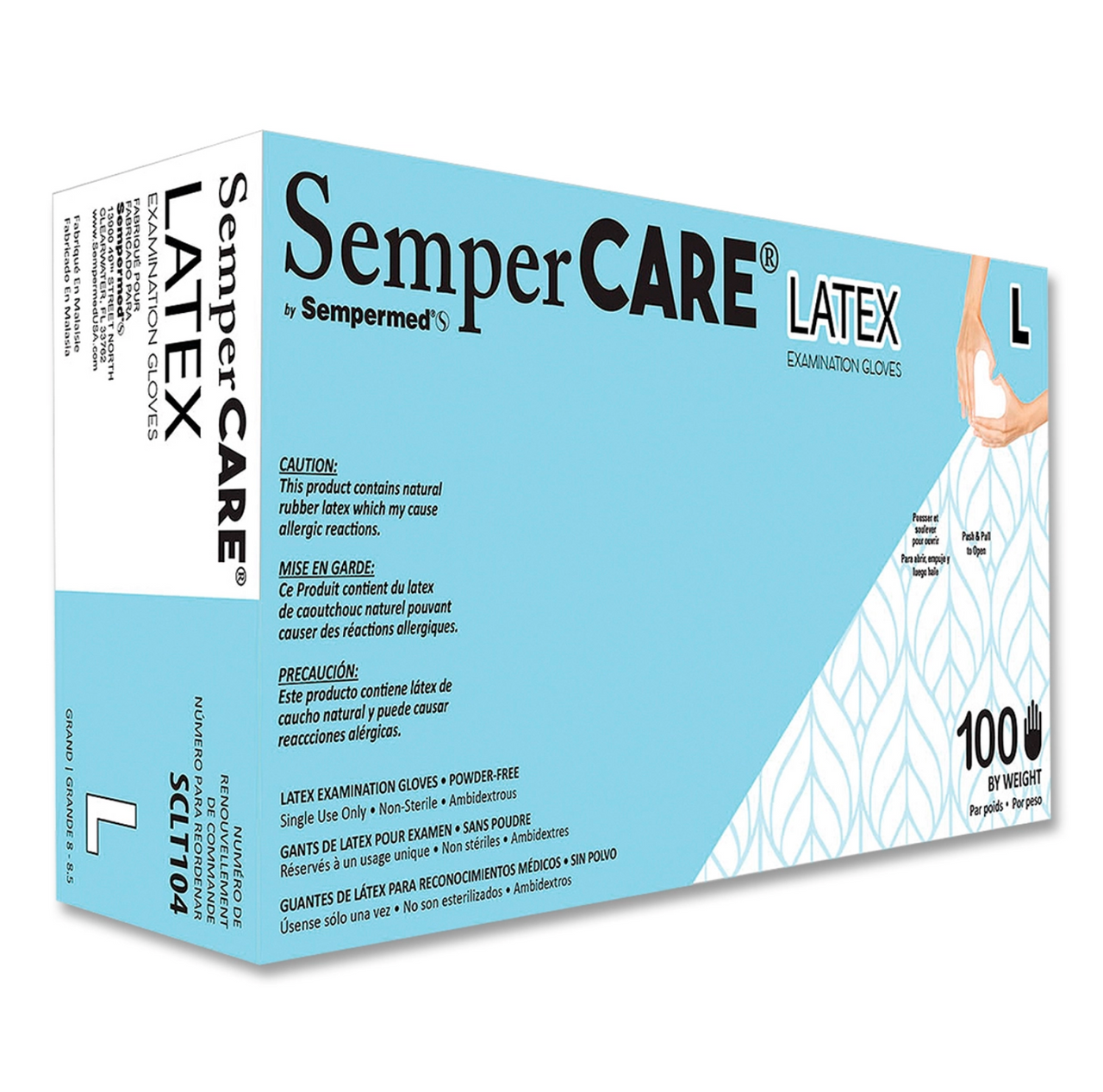 SemperCare Powder Free Natural Latex