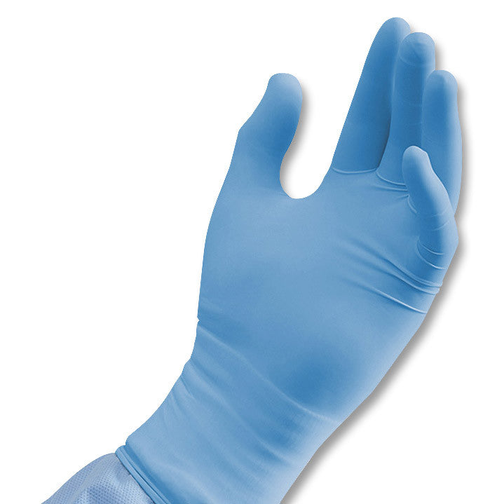 Basic Medical Blue Nitrile Gloves PF