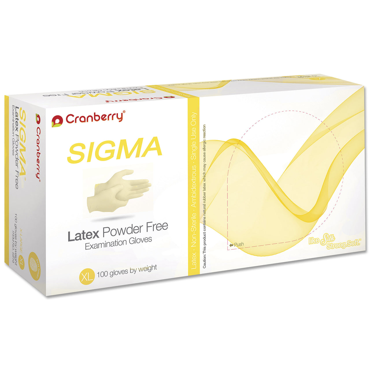 Cranberry Sigma Natural Latex Gloves