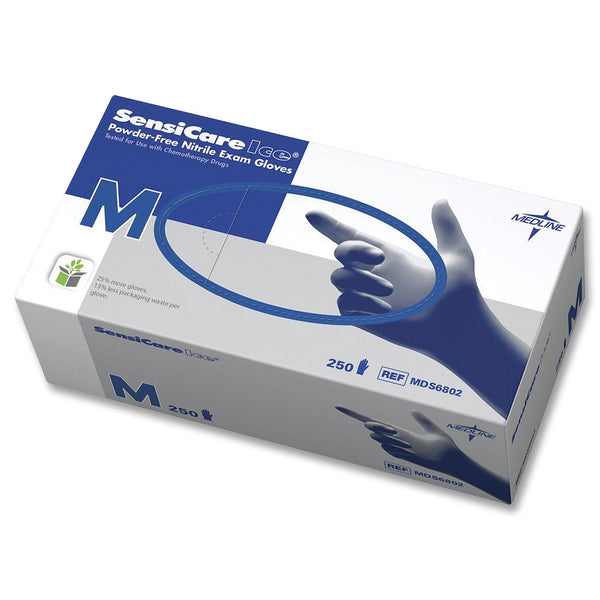 SensiCare Ice Blue Nitrile Gloves PF